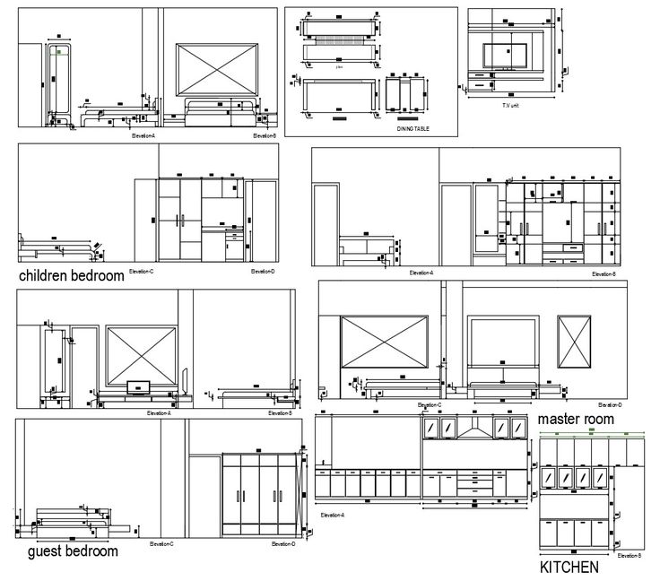 HVAC & mechanical DWG: ducts, units, technical diagrams