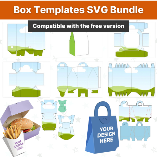 Box Templates SVG Bundle preview