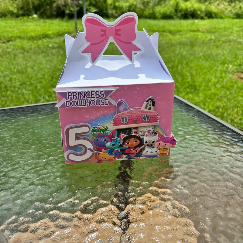 Princess party favor box