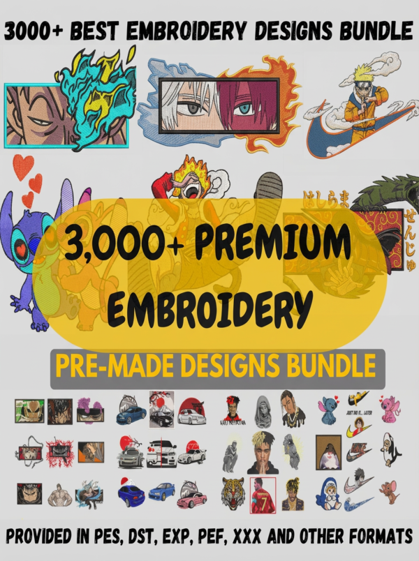 Embroidery Mega Bundle