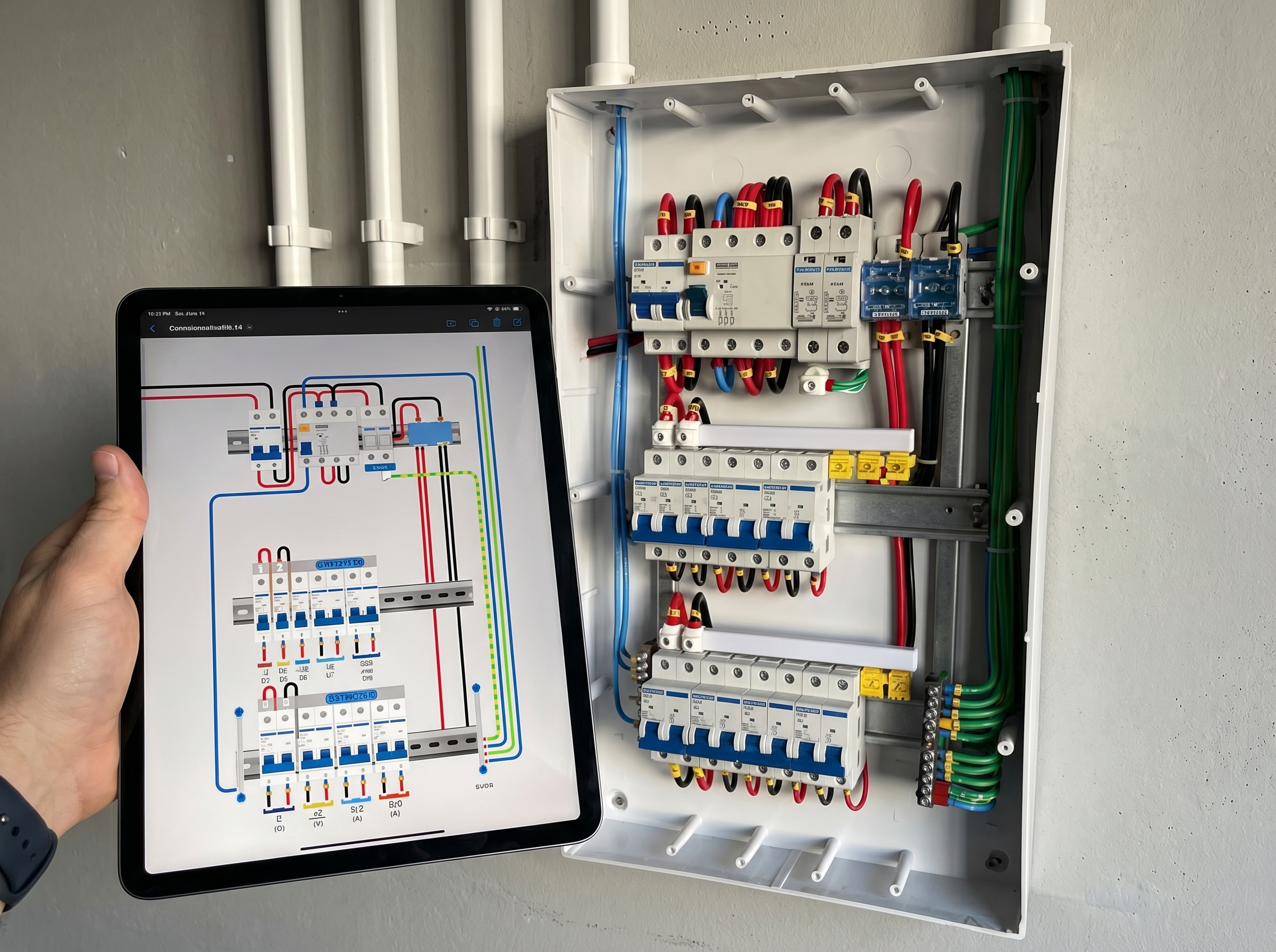 After — professional panel layout