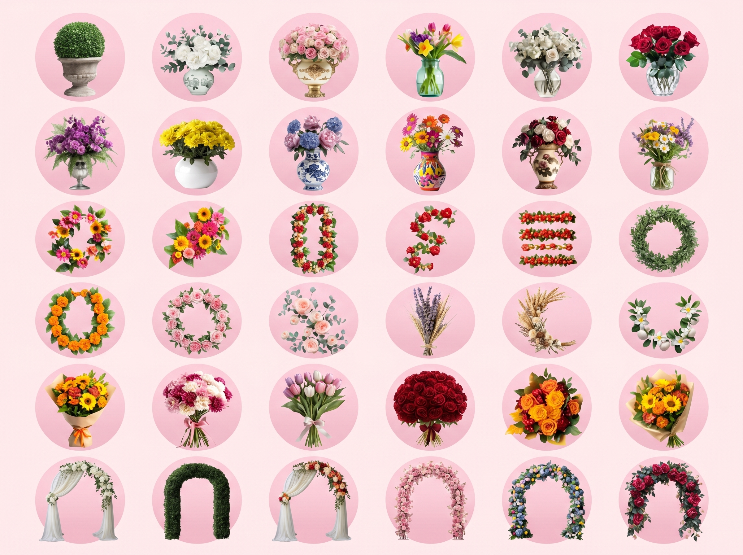 Flowers mockups