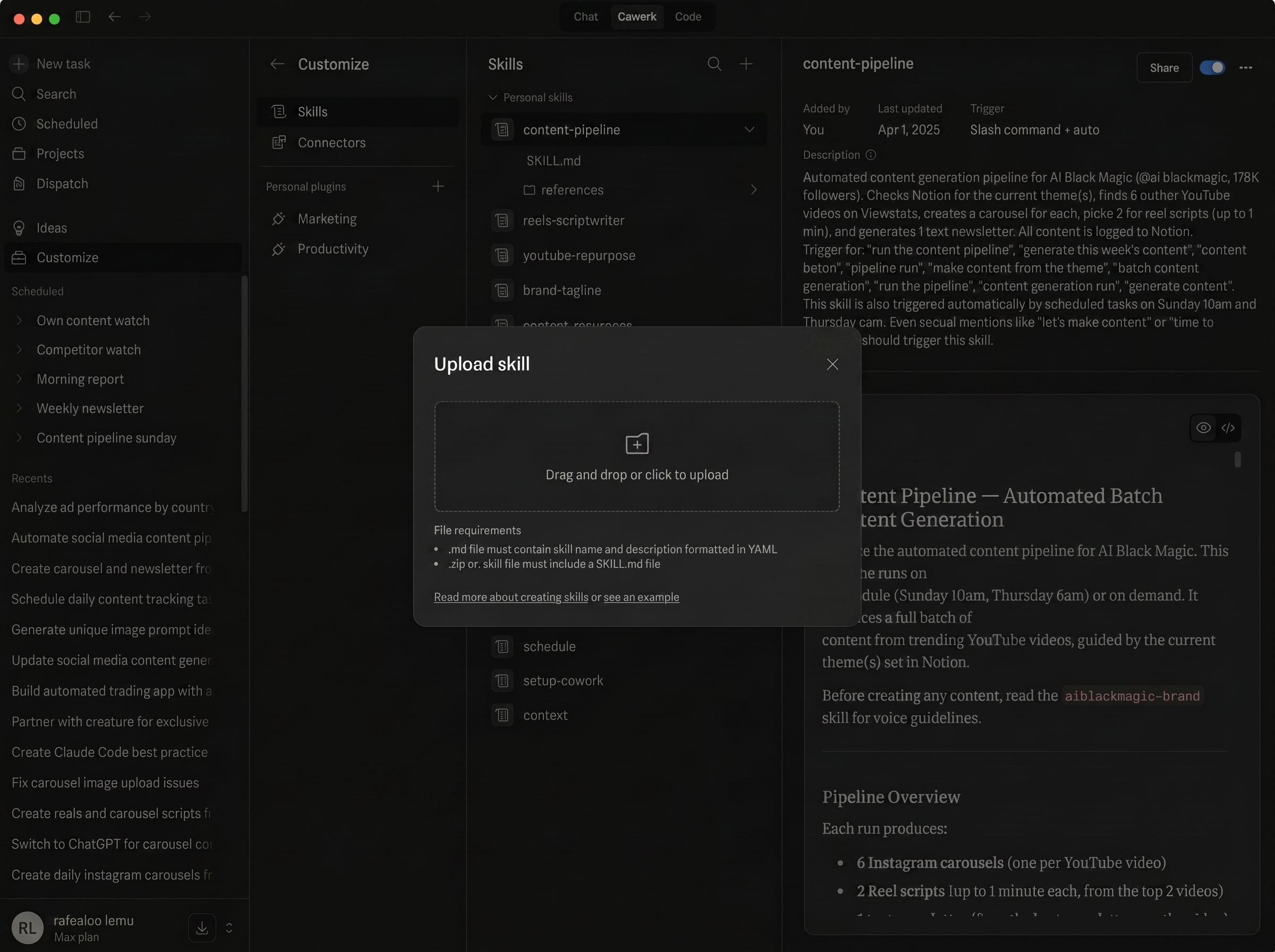 Claude Interface